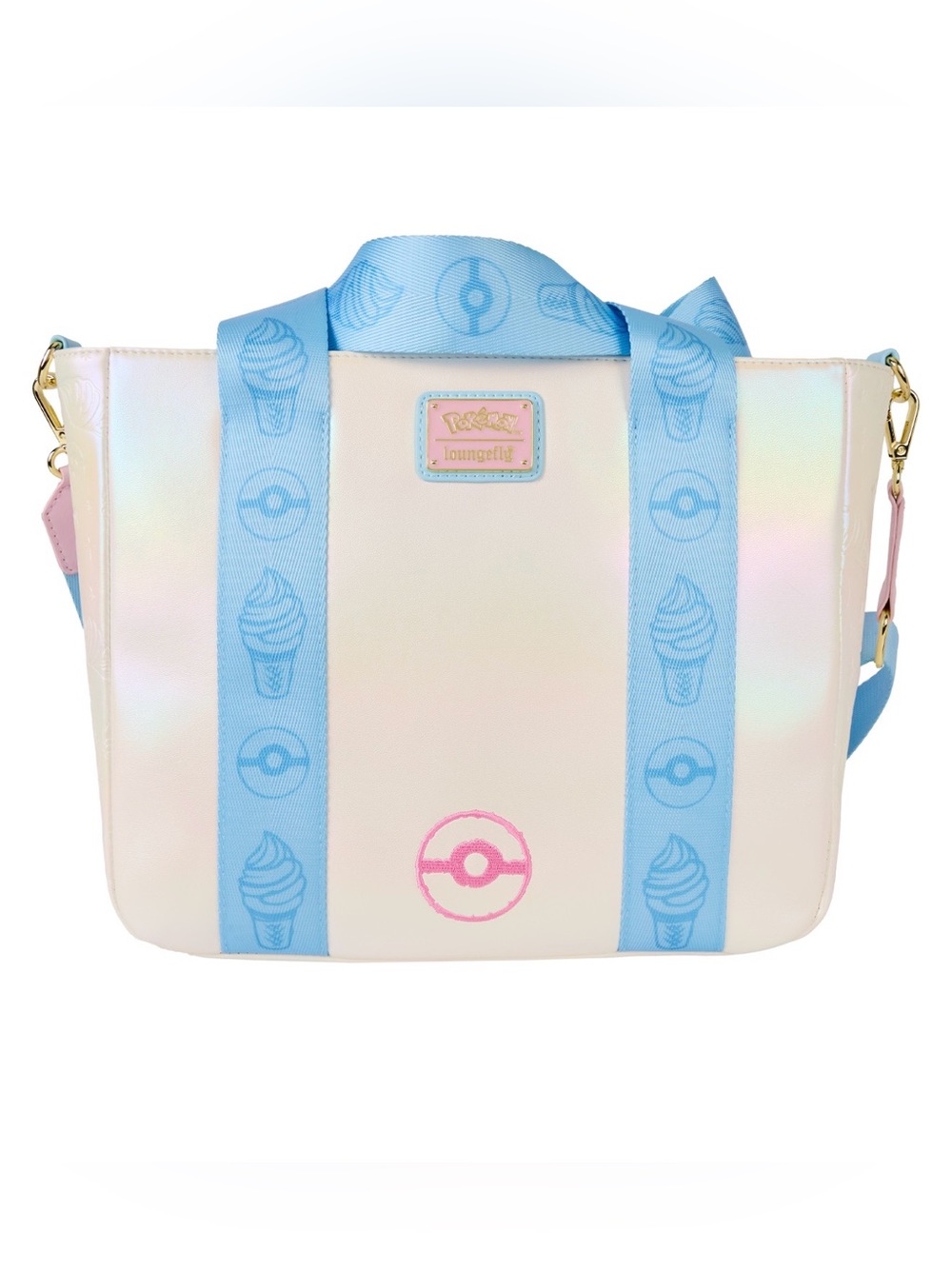 Loungefly- Pokémon Iridescent Pikachu Tote
Crossbody Bag with Coin Bag - Picture 3 of 7